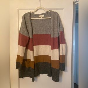 Color Block Cardigan